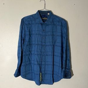 Robert Graham Blue Dress Shirt